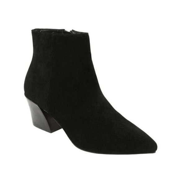 Kensie Shoes - KENSIE Boots Woman's 11 Suede Black Classic Layton Ankle Bootie
